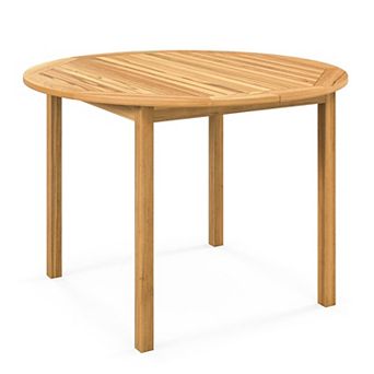 44" Round Outdoor Patio Dining Table