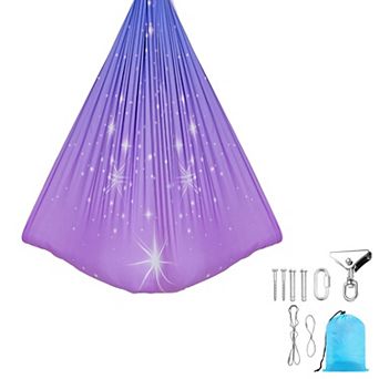YIORTWO Kids Sensory Swing 360 Degree Swivel Hanger Indoor Outdoor Hammock Holds 300lbs