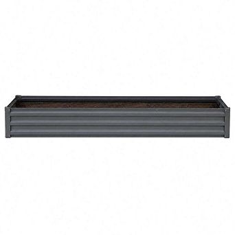 WOW PIONEER Galvanized Raised Garden Bed Kit for Vegetables, Herbs, and Flowers