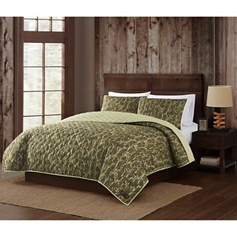 Mossy Oak Bottom Land® Camouflage Quilt Set with Shams