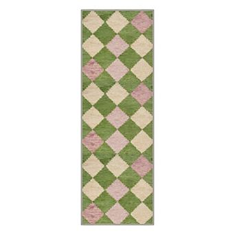 GENIMO Geometric Washable Area Rug