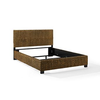 Crosley Furniture Edgewater Square Upholstered Bed Frame