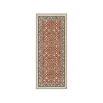 GENIMO Washable All‑Over Floral Area Rug, Non Slip Low Pile Stain Resistant Carpet