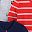 Navy Bluered