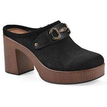 White Mountain Barleys Women's Platform Heel Clogs