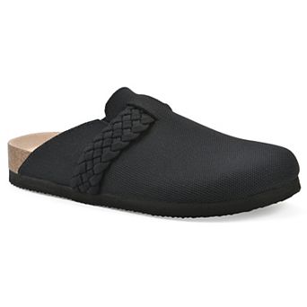 White Mountain Bestie Women's Slip-On Clogs With Braided Detail