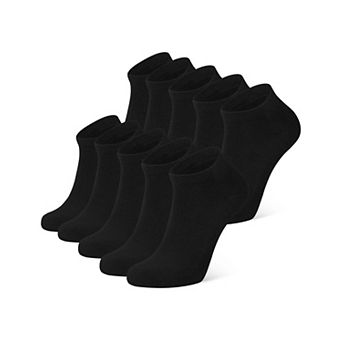 10 Pairs Ankle Socks Non Slip Low Cut Soft Breathable Stretch Fit Daily Wear