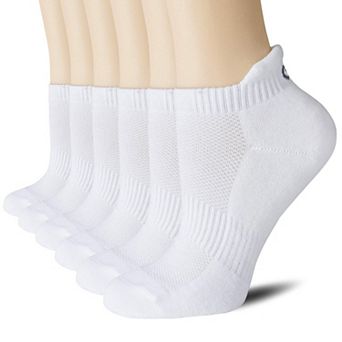6 Pairs Ankle Athletic Running Socks Low Cut Sports Tab Unisex