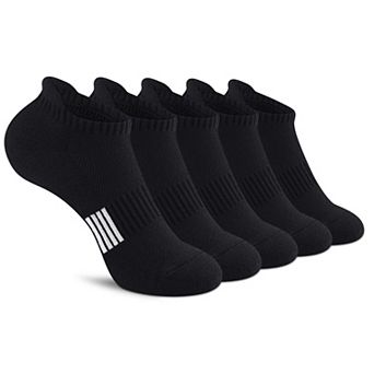5 Pairs Women's Cushioned Athletic Ankle Socks Running Arch Support