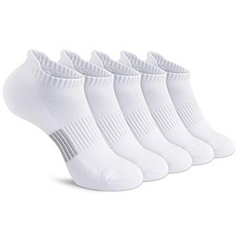 5 Pairs Women's Cushioned Athletic Ankle Socks Running Arch Support