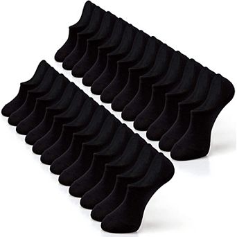 12 Pack No Show Athletic Socks Anti-slip Heel Grip Running Ankle Socks