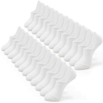 12 Pack No Show Athletic Socks Anti-slip Heel Grip Running Ankle Socks