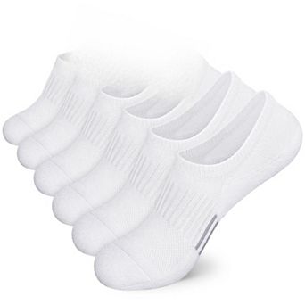 6 Pairs No Show Athletic Running Ankle Socks Women