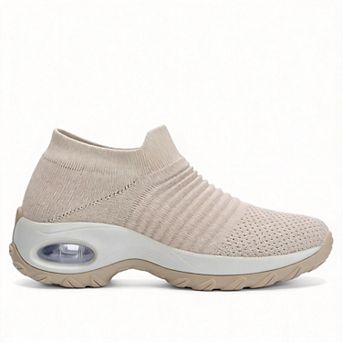 Women Slip On Walking Sneakers Mesh Arch Support Cushioned Lightweight