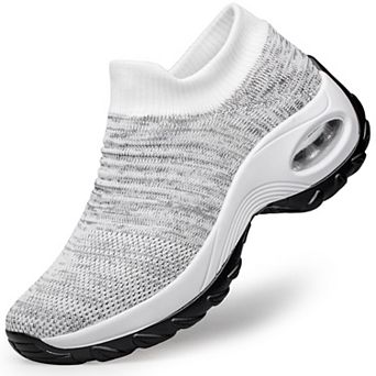 Women Slip-on Walking Shoes Mesh Athletic Sneakers Work