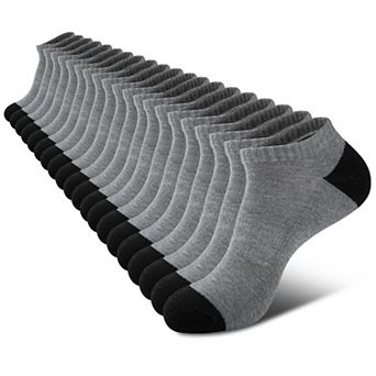 10 Pairs Cushion Ankle Socks Low Cut Breathable Casual unisex
