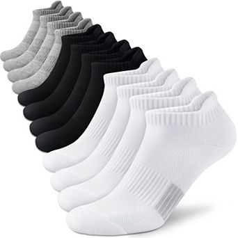 6 Pairs Women Ankle Running Socks Cushioned Athletic