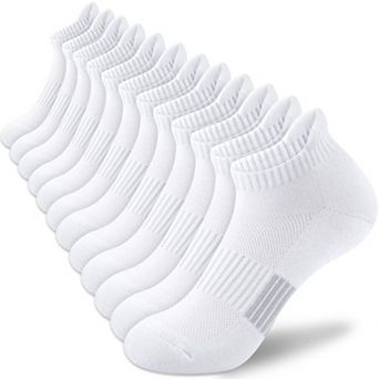 6 Pairs Women Ankle Running Socks Cushioned Athletic