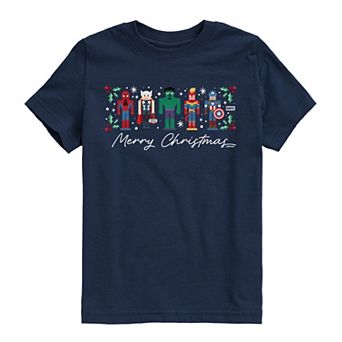 Boys 8-20 Marvel Merry Christmas Nutcrackers Short Sleeve Graphic Tee