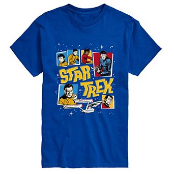 Men's Star Trek Retro Comic Short Sleeve Graphic Tee