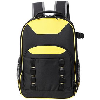 Pnronnc Oxford Cloth Tool Backpack Heavy-Duty Tool Bag with Multiple Pockets