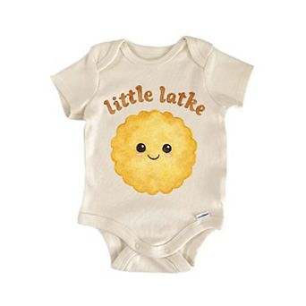 Latke Jewish Hanukkah Newborn Baby Onesie®