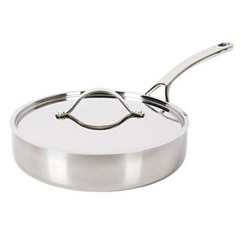 Bloomhouse 2X Oprah’s Favorite Things 6-qt TriPly Stainless Steel Ceramic Nonstick Skillet with Lid