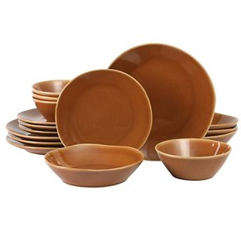 Bloomhouse Montecito Breeze 16 pc Reactive Stoneware Dinnerware Set