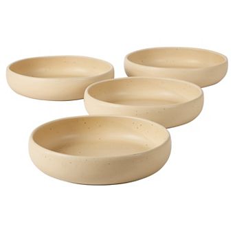 Bloomhouse Corsica Clay 4 pc Reactive Stoneware Dinner Bowl Set