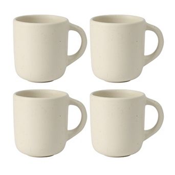 Bloomhouse Corsica Clay 4 pc Reactive Stoneware Mug Set