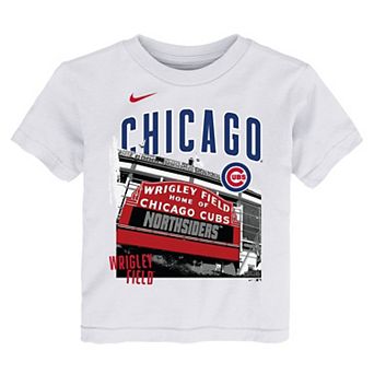 Toddler Nike White Chicago Cubs Hometown Local Collection T-Shirt