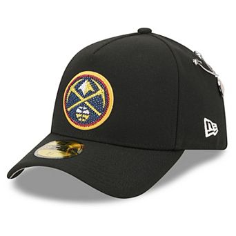 Men's New Era Black Denver Nuggets 2026 NBA Draft On-Stage Crystal A-Frame 59FORTY Fitted Hat