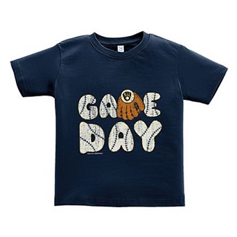 Toddler Soft as a Grape Navy Milwaukee Brewers Game Day T-Shirt