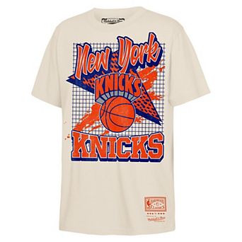 Toddler Mitchell & Ness Natural New York Knicks Retro Wizard T-Shirt