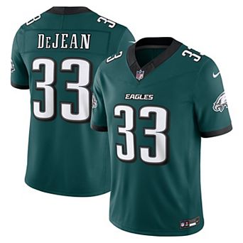 Men's Nike Cooper DeJean Midnight Green Philadelphia Eagles Team Vapor F.U.S.E. Stitched Limited Jersey