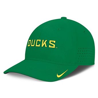 Men's Nike Green Oregon Ducks Gameday Aerobill Swooshflex Dri-FIT Hat