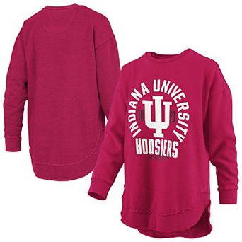 Women's Pressbox Crimson Indiana Hoosiers Blitz Long Sleeve T-Shirt