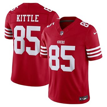 Men's Nike George Kittle Scarlet San Francisco 49ers Team Vapor F.U.S.E. Stitched Limited Jersey