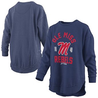 Women's Pressbox Navy Ole Miss Rebels Blitz Long Sleeve T-Shirt