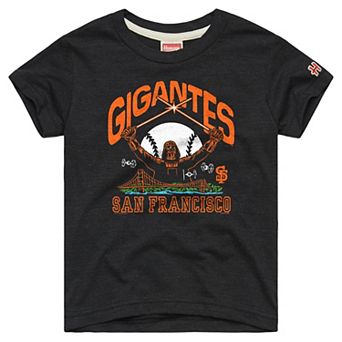 Toddler Homage Charcoal San Francisco Giants Star Wars x MLB Dark Side T-Shirt