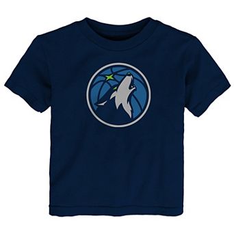 Toddler Outerstuff Navy Minnesota Timberwolves Primary Logo T-Shirt