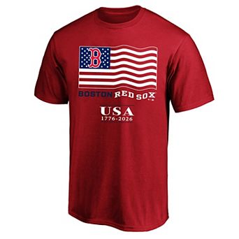 Men's Fanatics Red Boston Red Sox USA 1776-2026 Big & Tall T-Shirt