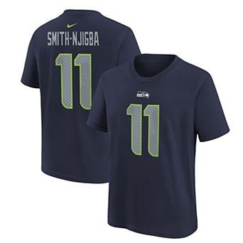 Youth Nike Jaxon Smith-Njigba College Navy Seattle Seahawks Player Name & Number T-Shirt