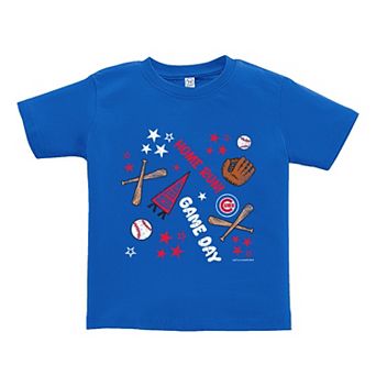 Toddler Soft as a Grape Royal Chicago Cubs Home Run T-Shirt
