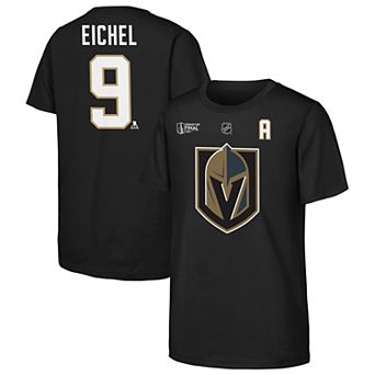 Youth Outerstuff Jack Eichel Black Vegas Golden Knights 2026 Stanley Cup Final Name & Number T-Shirt