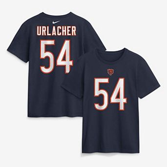 Men's Nike Brian Urlacher Navy Chicago Bears Retired Name & Number T-Shirt