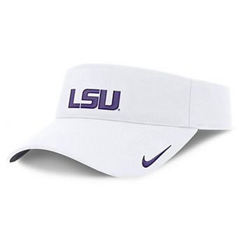 Unisex Nike White LSU Tigers 2026 On-Field Ace Adjustable Visor