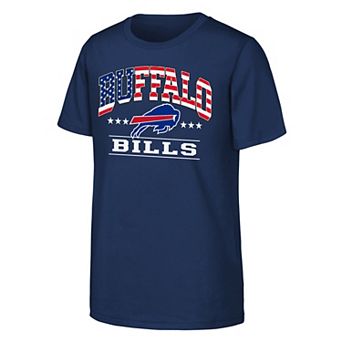 Youth Navy Buffalo Bills Americana Arch T-Shirt