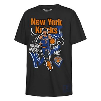 Youth Mitchell & Ness Josh Hart Black New York Knicks Chalked Up Player T-Shirt