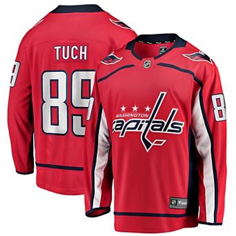 Men's Fanatics Alex Tuch Red Washington Capitals Home Breakaway Jersey